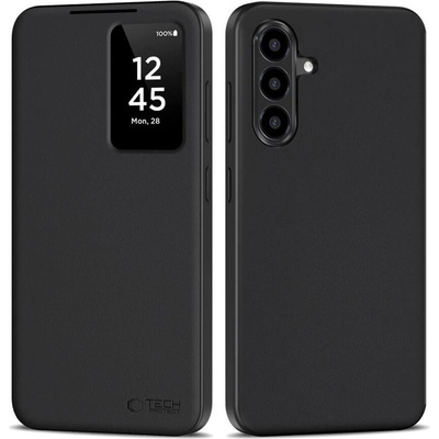 Tech-Protect Активен Калъф за Samsung A17, Tech-Protect Smart Wallet Book Case, Черен (5906302332564)