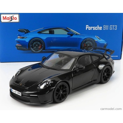 Maisto Porsche 911 GT3 2022 čierna metalíza 1:18