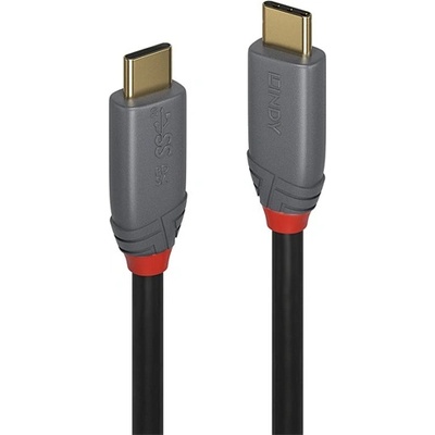 Lindy Кабел USB 3.2 Gen2x2 C - C, 5A, Power Delivery (PD) 20Gbps, M/M 0, 5m, черен 36900 (36900)