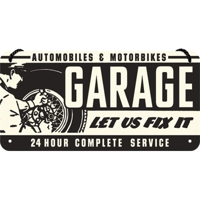 Nostalgic Art Plechová ceduľa Garage