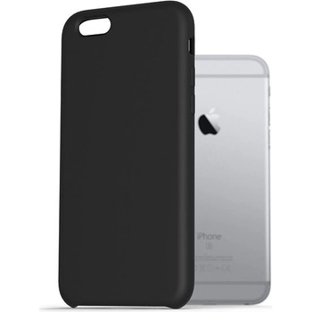 Pouzdro AlzaGuard Premium Liquid Silicone Case iPhone 6 / 6s černé AGD-PCS0001B