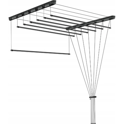 Erga 7x180 cm čierny ERG-SEP-10SUSSU7PCZ18