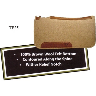 Diamond wool pads USA Contoured Cowboy přírodní
