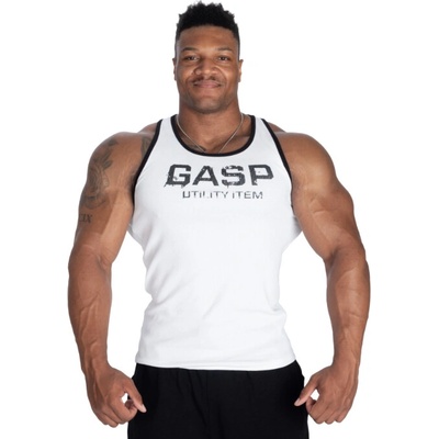Gasp Ribbed t-back biele
