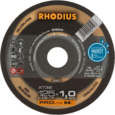 Rhodius Kotouč řezný 125 x 1,0 x 22,23 mm 204621