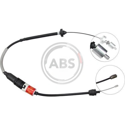 A.B.S. Tažné lanko, ovládání spojky K27770