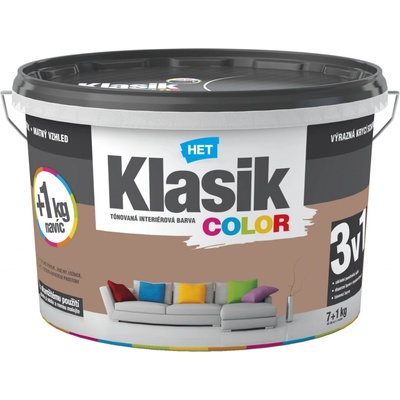 Het Klasik Color - KC 277 hnědý čokoládový 7+1 kg
