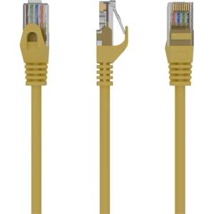 Gembird 0, 5m RJ45 CAT6 M/M жълт UTP кабел PP6U-0.5M/Y (PP6U-0.5M/Y)
