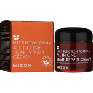 MIZON All In One Snail Repair Cream - Крем за лице със секрет от охлюви 75мл
