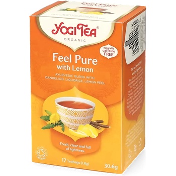 YOGI TEA | Feel Pure с лимон - 17 пакетчета чай