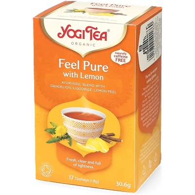 YOGI TEA | Feel Pure с лимон - 17 пакетчета чай