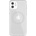 SwitchEasy MagClear Case - термополиуретанов (TPU) кейс с вграден магнитен конектор (MagSafe) за iPhone 12 mini (бял-прозрачен)