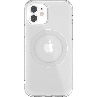 SwitchEasy MagClear Case - термополиуретанов (TPU) кейс с вграден магнитен конектор (MagSafe) за iPhone 12 mini (бял-прозрачен)