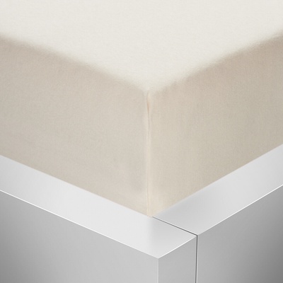 Stanex Jersey napínací Prostěradlo s lycrou smetanové 140x200