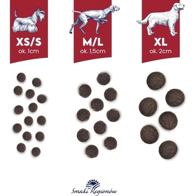 Baltica Smaki Regionów Hovädzie s Zeleninou M/L 12 kg