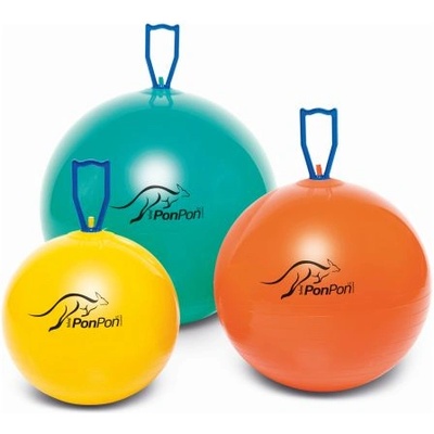 Ledragomma PEZZI PonPon Junior, топка с ухо, жълта, 42 см
