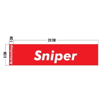 Samolepka "Sniper" Actionshop