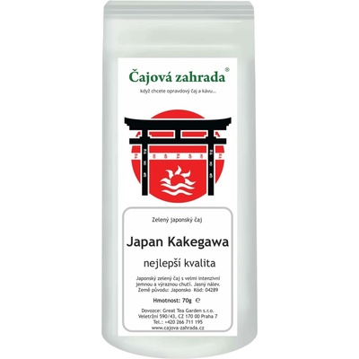 Čajová zahrada Japan Sencha Kakegawa zelený čaj zelený čaj 70 g