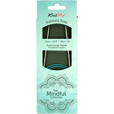KnitPro Mindful kruhové ihlice 80cm 2,5mm