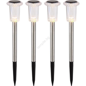 GLOBO 33988-4 - Комплект 4 LED соларни лампи LED/0, 06W/1, 2V IP44 (GL8096)