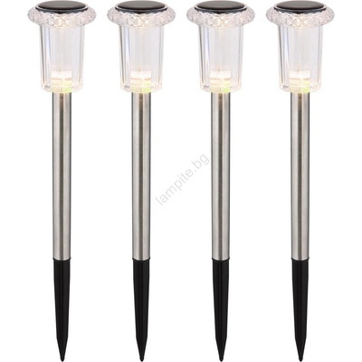 GLOBO 33988-4 - Комплект 4 LED соларни лампи LED/0, 06W/1, 2V IP44 (GL8096)
