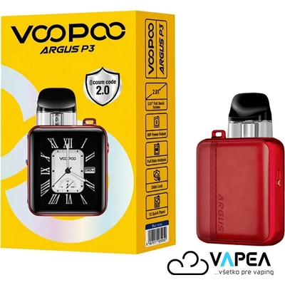 VooPoo Argus P3 Pod 1500mAh 1500mAh Red Leather