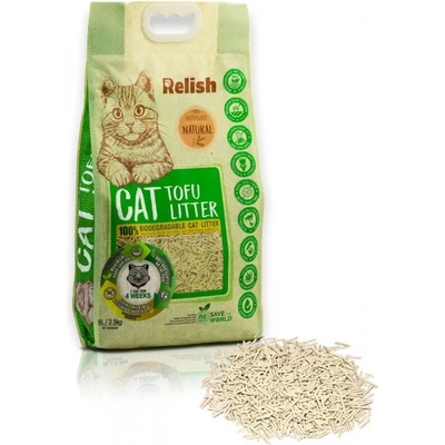 Relish Cat Tofu Litter котешка постелка тофу 6 л