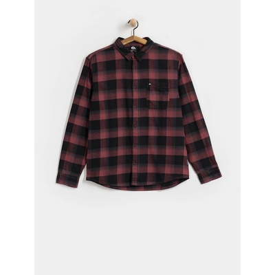 Quiksilver Motherfly Plaid (oxblood red motherfly)