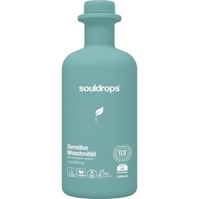 SOULDROP Tekutý prací prostředek na černé prádlo, Na barevné prádlo 1,3 l