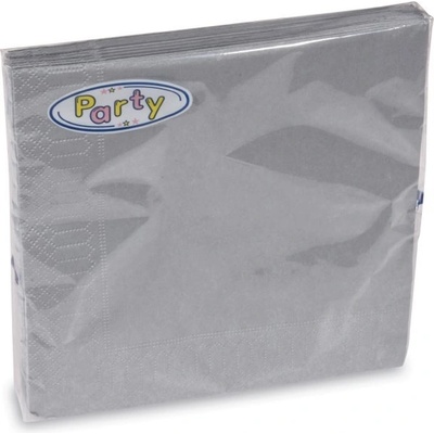 Wimex servítky 3V strieborné 33x33 20ks