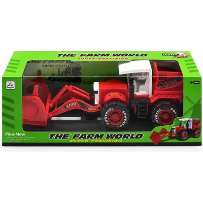 Детски трактор с челен товарач The Farm World 38035