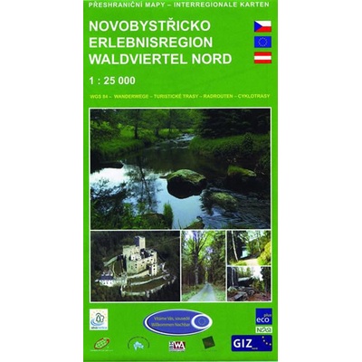 Turistická mapa: Novobystřicko 1:25 000