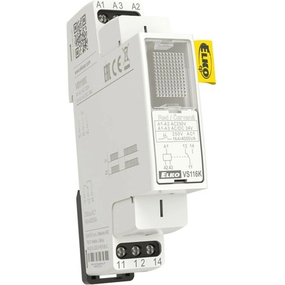 ELKO EP ELKOEP Relé VS116K 1P 16A 230VAC/24VDC rudá 8595188122597