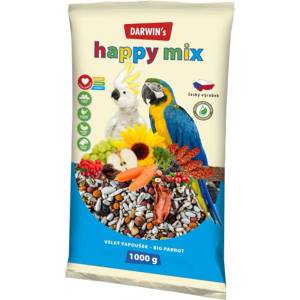 DARWIN's Darwin’s Happy Mix храна за големи папагали 1 кг