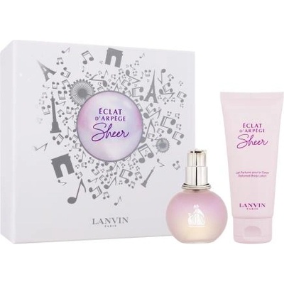 Lanvin Éclat D'Arpege Sheer подаръчен комплект: EDT 50 ml + лосион за тяло 100 ml за жени