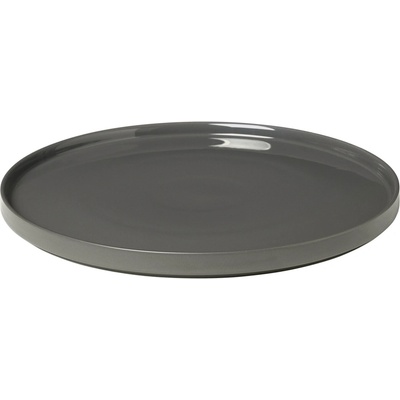 Blomus Servírovací tanier PILAR 32 cm tmavosivá keramická
