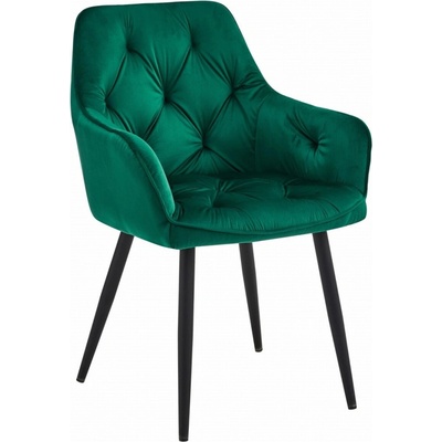 Textilomanie Jork velvet tmavozelena