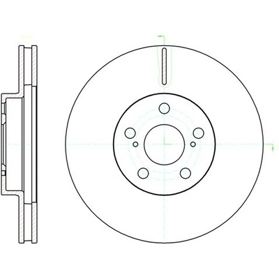 Brzdový kotúč REMSA 61093.10