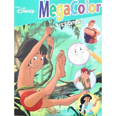 Omaľovánka Disney 128 strán XL nálepky