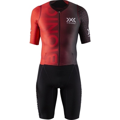 X-Bionic DRAGONFLY TRISUIT 5G dámska kombinéza červená/čierna