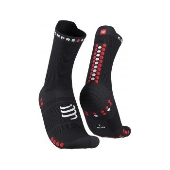 Compressport PRO RACING SOCKS V4.0 RUN HIGH black/red