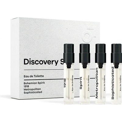 Beviro Discovery Set Metropolitan EDT 2 ml + Sophisticated EDT 2 ml + Bohemian Spirit EDT 2 ml + 1918 EDT 2 ml dárková sada – Zboží Dáma