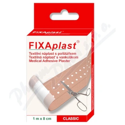 FIXAplast CLASSIC tex. s vankúšikom 1 m x 8 cm