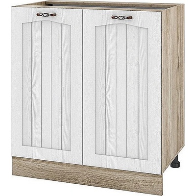 ИРИМ Долен кухненски шкаф Сити АРФ-Бяло фладер-04-23 80 см