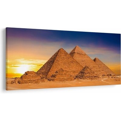 Obraz - Egyptské pyramidy, jednodílný 200x100 cm