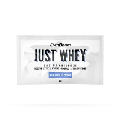 GymBeam Just Whey Grass-Fed Protein 30 g бял шоколад с кокос