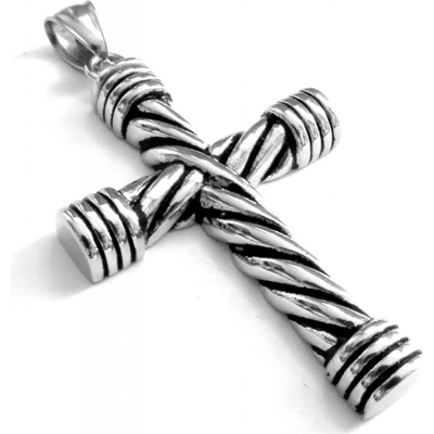 Steel Jewelry Přívěsek kříž z chirurgické oceli PR140133