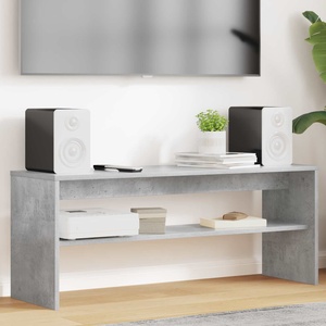 vidaXL ТВ шкаф 100 x 30 x 40 см Циментено сиво Инженерна дървесина (8000335)