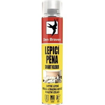 Den Braven Smart Kleber 40220SK Nízkoexpanzní a rychletuhnoucí hmota 750 ml žlutá