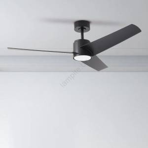 ZEVENTI - LED таванен вентилатор ORVIETO LED/18W/230V Wi-Fi Tuya черен + дистанционно управление (ZV0023)
